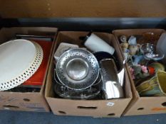 3 Boxes of China & Glassware