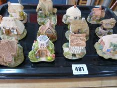 Collection of 12 Lilliput Lane Cottages