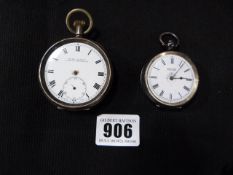 2 Silver Pocket Watches
