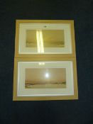 2 Framed Sea Shore Prints