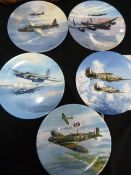 4 Second World War Cabinet Plates