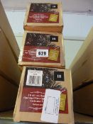 *3 x 2ft Fibre Optic Christmas Trees