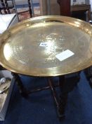 Brass Benares Table