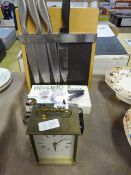 Brass Mantel Clock - Set of Knives - Camera & Golf Ball Monogrammer