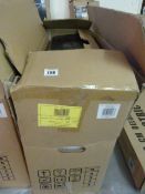 *60cm Curved Glass Black Chimney Hood