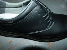 *Pair of Black Lace Up Working Shoes - Size 6