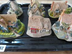 Collection of 6 Lilliput Lane Cottages