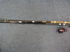 3 Part Fishing Rods & Combat 50 Fishing Reel