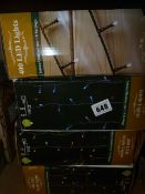 *4 Boxes of Assorted LED Christmas Lights