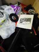 Box of Used Camera Parts & Accessories