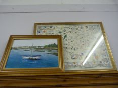 Framed Print - The Miller's Trial & Framed Oil on Board