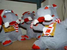 *3 Battery Operated Singing Hippos