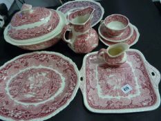 Quantity of Mason's Vista Ware