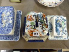3 Vintage Cheese Dishes