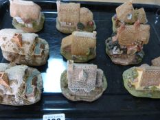 Collection of 9 Lilliput Lane Cottages