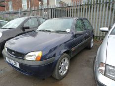 *Blue Ford Fiesta Flight 44,000 Miles