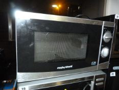 *Morphy Richards 800 Watt Brushed Stainless Steel Microwave Oven