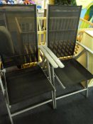 2 Fold-Away Patio Chairs