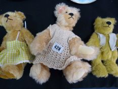 3 Bears of Bottesford Teddy Bears