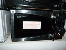 *De-Longhi 800 Watt High Gloss Black & Brushed Stainless Steel Microwave Oven