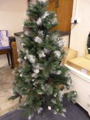 *6ft Pre-Lit Frosted Fir Tree