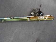3 Spinning Rods & 2 Reels