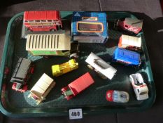 Tray of Vintage Die Cast Vehicles
