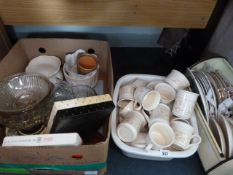 3 Boxes of China & Glassware