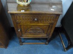 Oak Priory Style Cabinet with Drawers