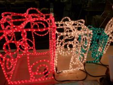 *Set of 3 Illuminated Christmas Parcels