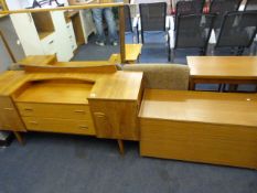 1960's Teak Dressing Table & Ottoman