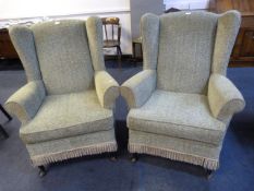 2 High Backed Chairs