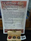 Cased Set of 3 Monotheistic Religions Coins