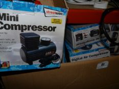 *Box Containing Digital Air Compressors