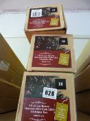 *3 x 2ft Fibre Optic Christmas Trees