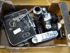 Box containing Minolta Camera - Cine Camera & Another