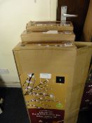 *3 Boxed 6ft Pre-Lit LED Blossom Trees