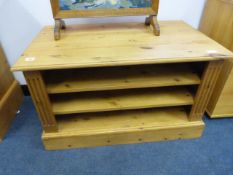 Pine TV & Video Stand