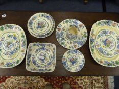 Quantity of Masons Strathmore Patterned Dinnerware