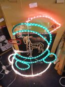 *Free Standing Rope Light Snowman