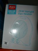 *3 Argos Value 2000 Watt Fan Heaters