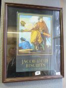Framed Jacobs Biscuits Print