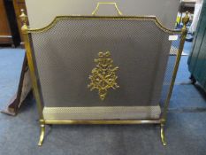 Brass Fire Screen