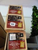 *3 x 2ft Fibre Optic Christmas Trees