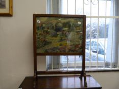 Framed Knitted Firescreen