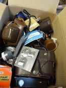 Box of Used Camera Parts & Accessories