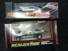 Scalextrix CT88 Porsche with Lights & Saudi Leyland Williams F1 Car