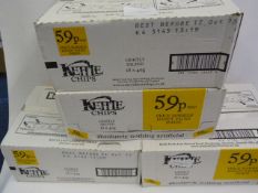*4 Boxes of KETTLE CHIPS L/SALTED