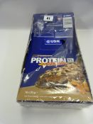 *Box Containing Hi-Protein Almond Flavoured Chocolate Bars