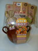 *TERRACOTTA STEW POT
